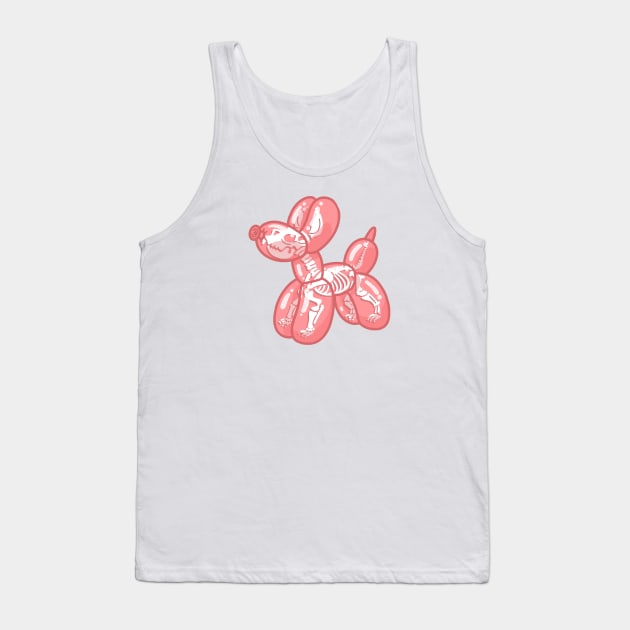 Balloon Animal Skeleton Tank Top by stayfrostybro